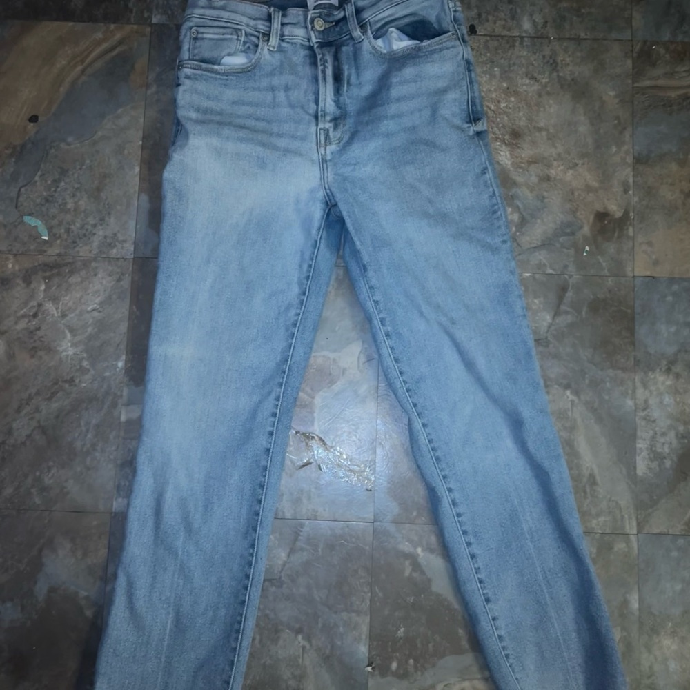 Kenzie Light Blue Straight Leg Women's Jeans